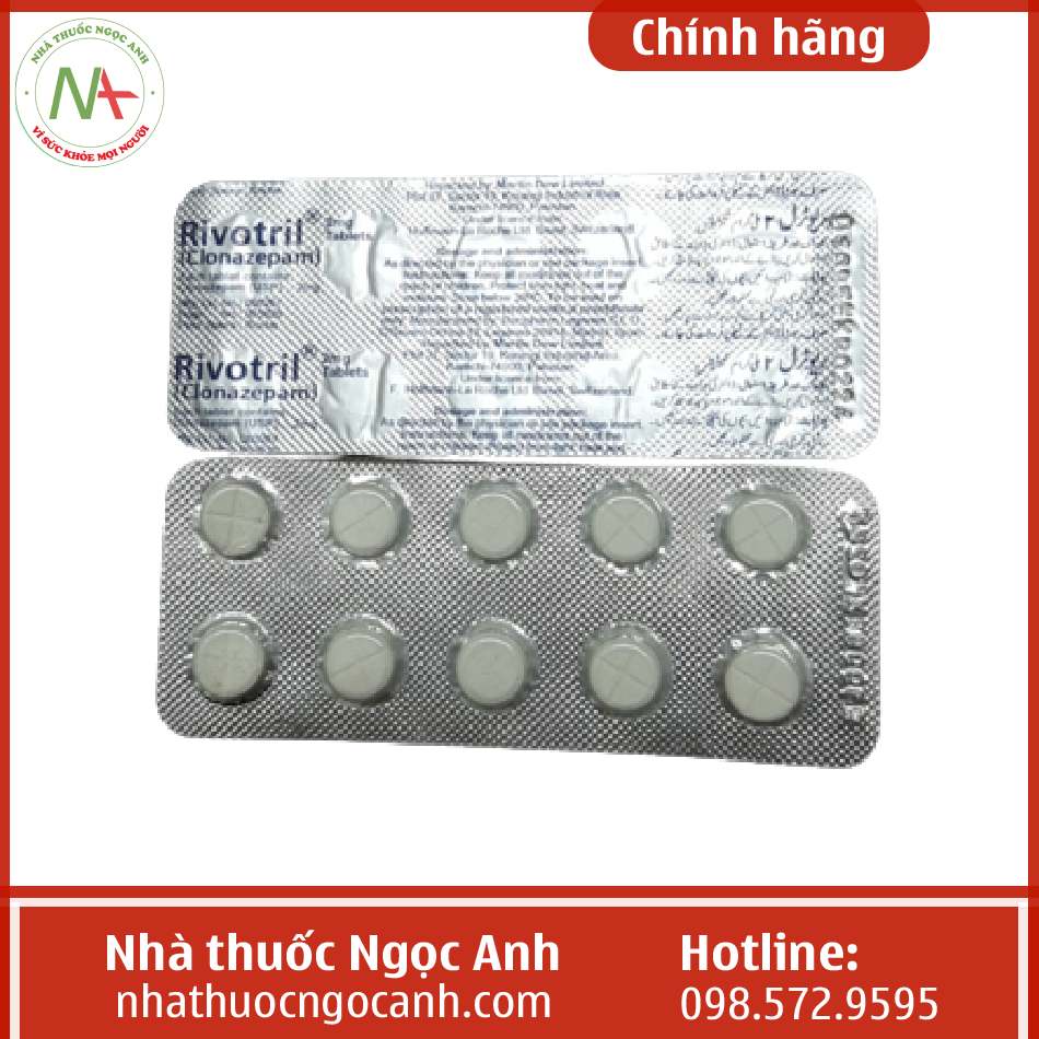 Rivotril 2mg Roche Prix