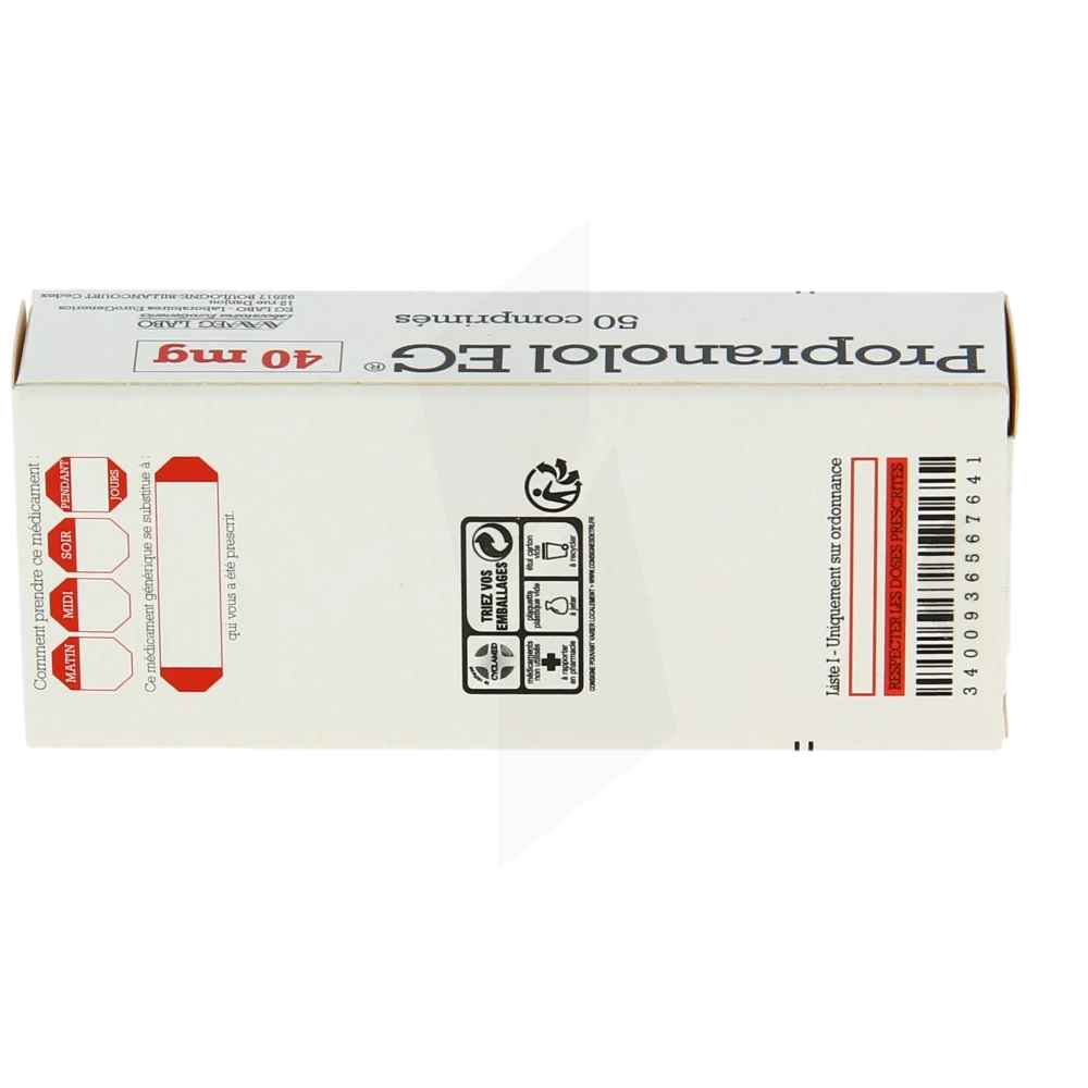 Coût Du Propranolol