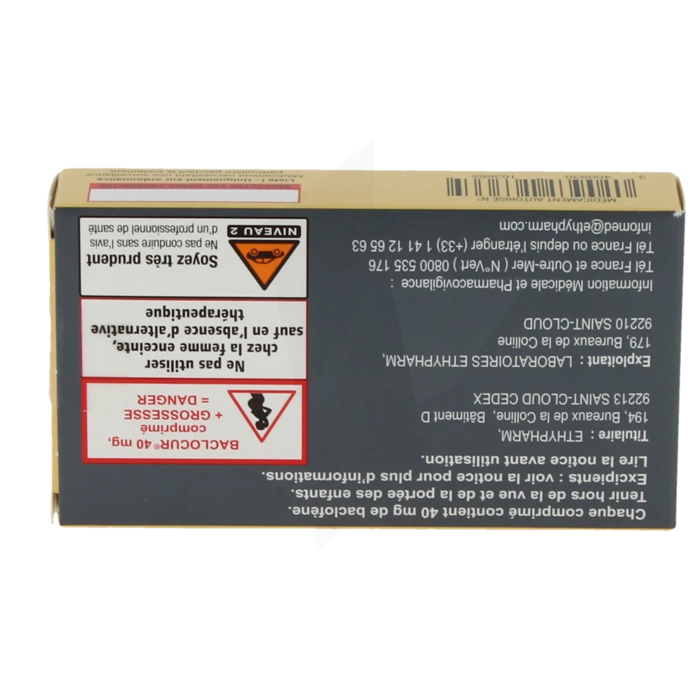 baclofen acheter sans ordonnance