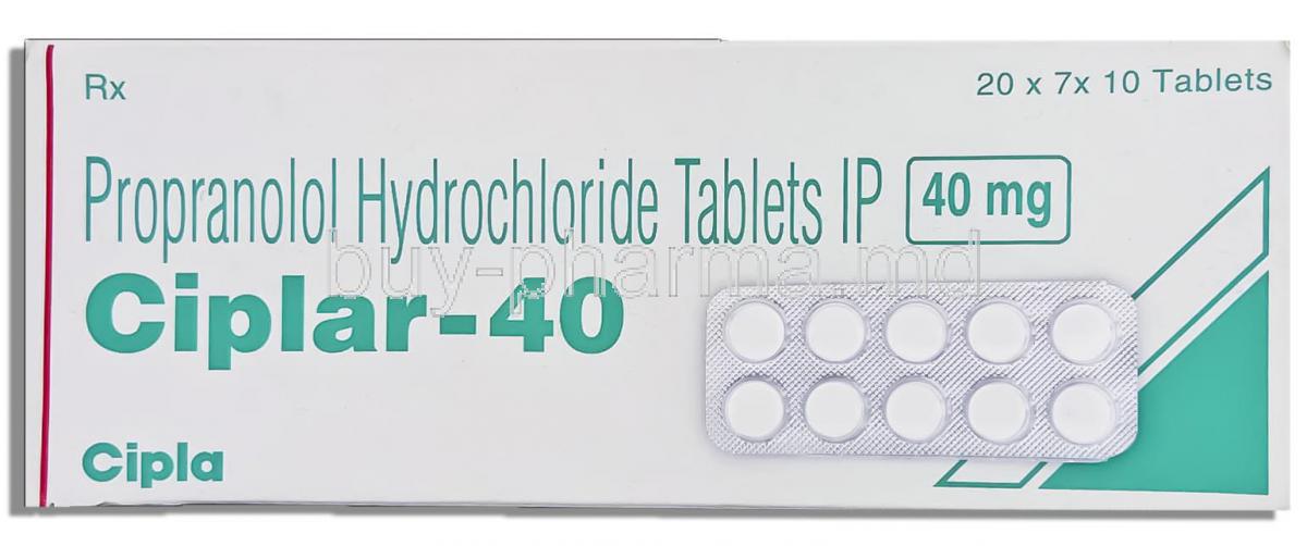 Propranolol Xr 40 Mg