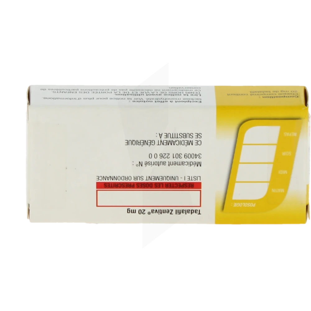 Tadalafil 20mg generique