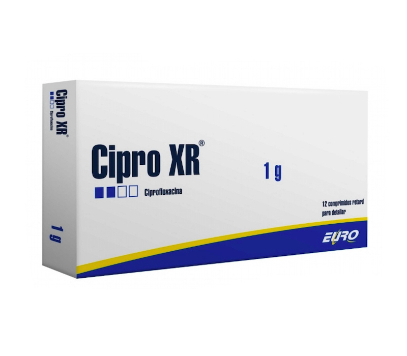 cipro xr ciprofloxacina 1000 mg