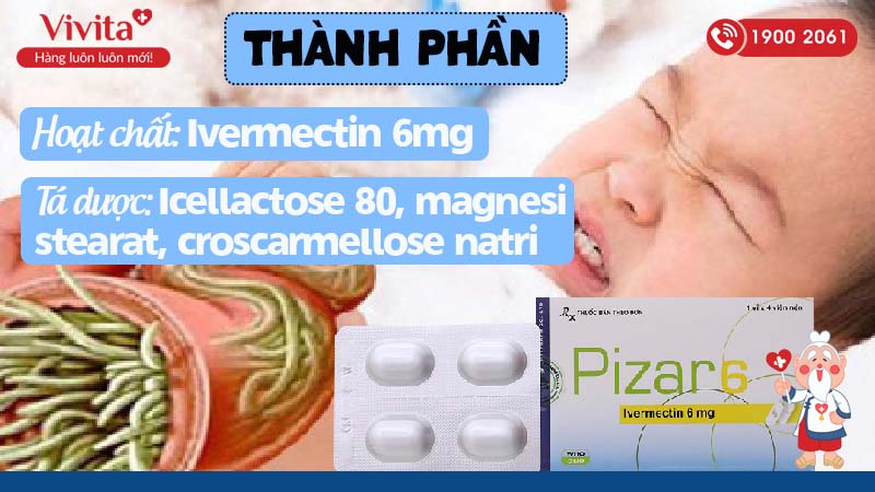 Ivermectin Pizar 6mg