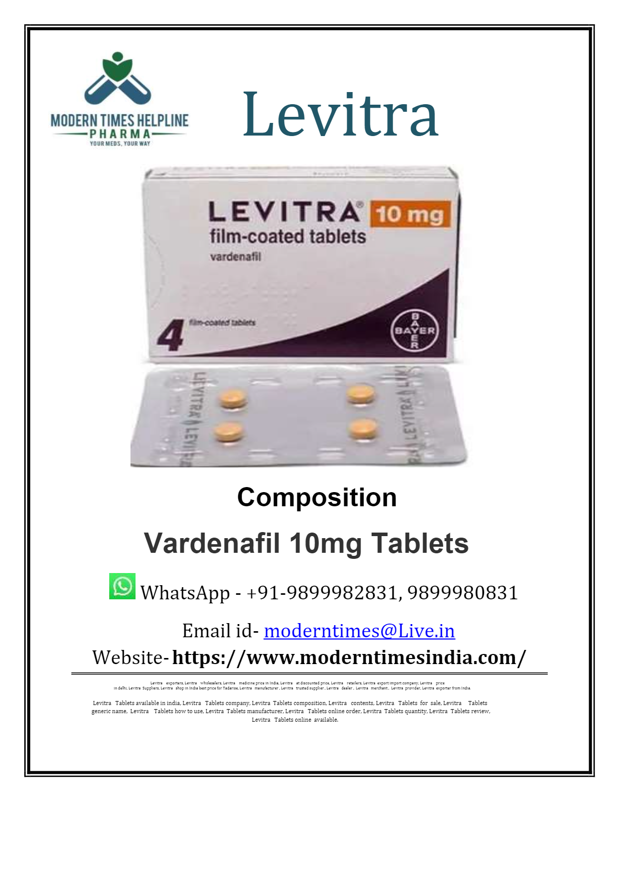 levitra 10mg cpr orod 4
