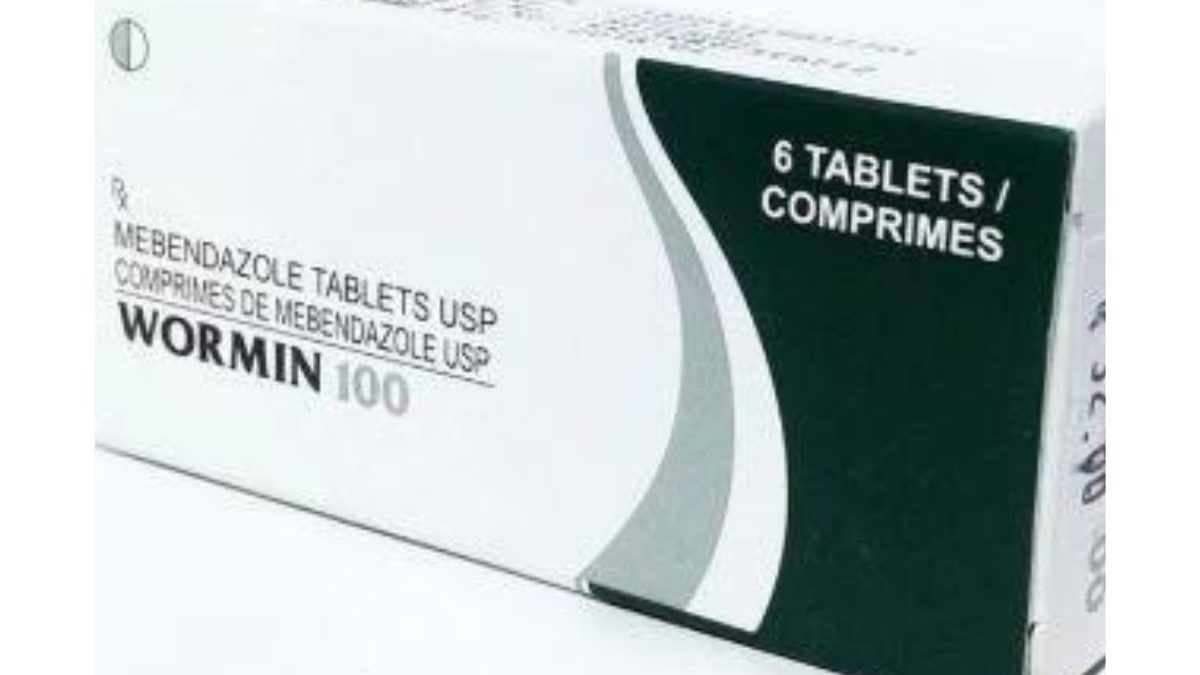 mebendazole de 100 mg