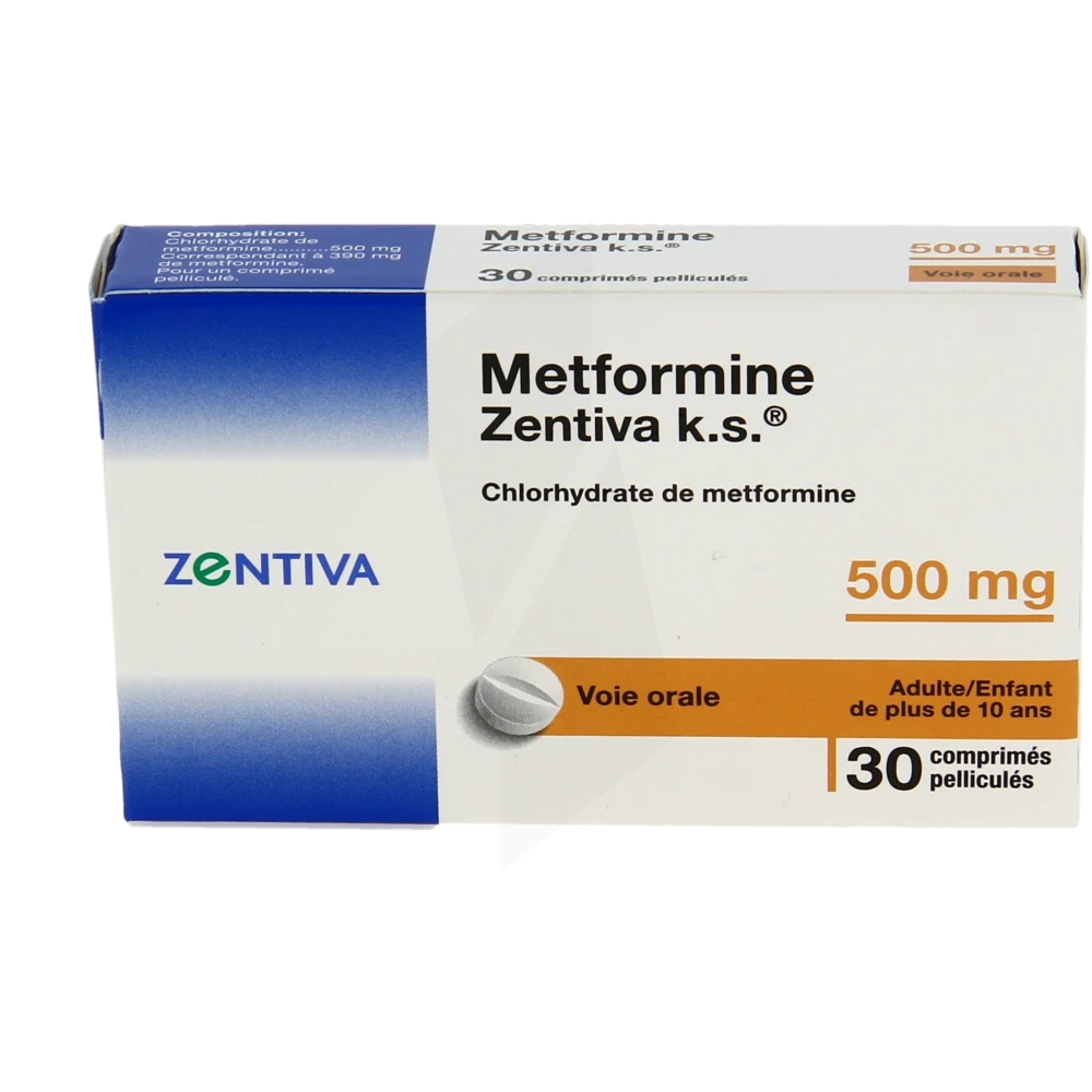 metformine 500 mg prix