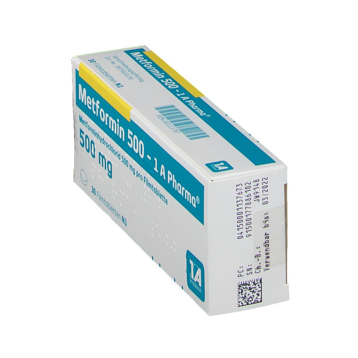 metformine 500 mg prix