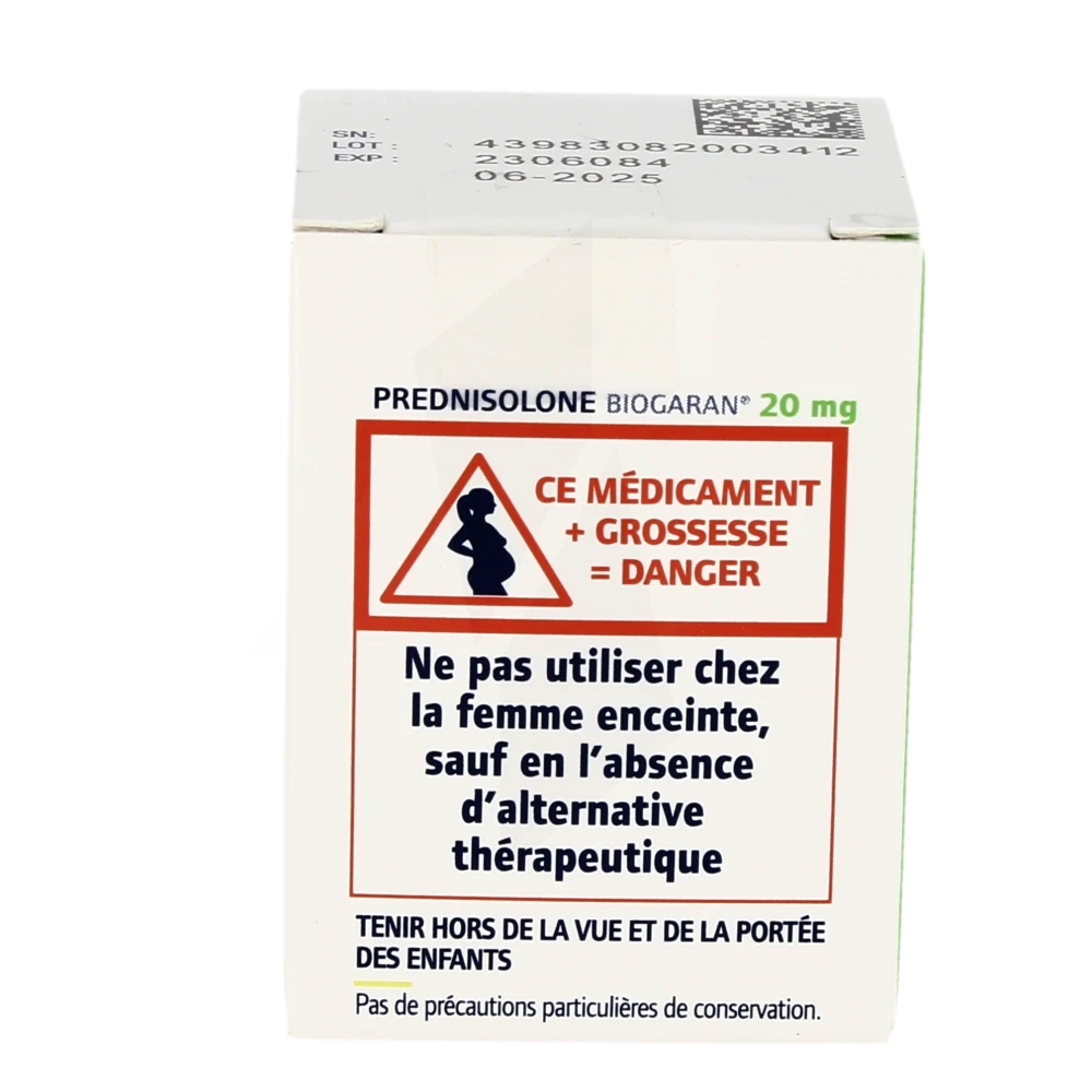 prednisolone 20 mg sans ordonnance