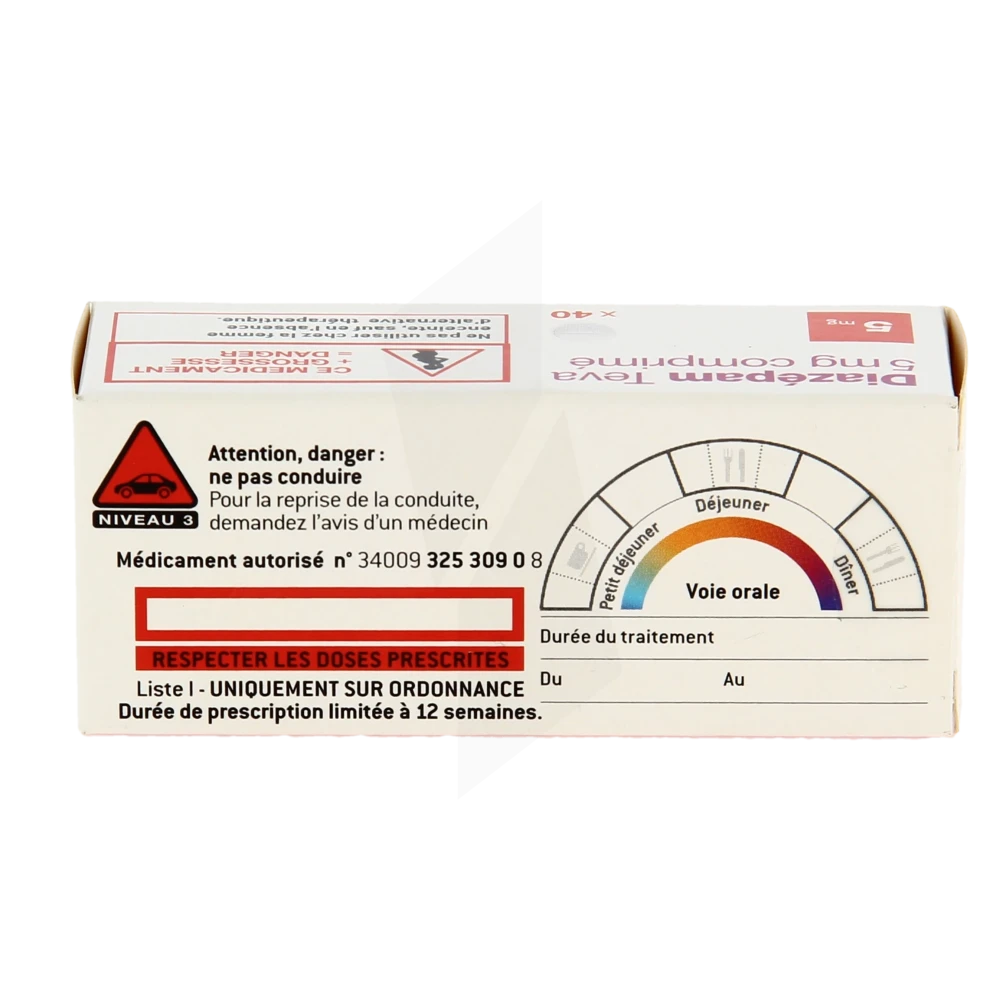 prix pour diazepam