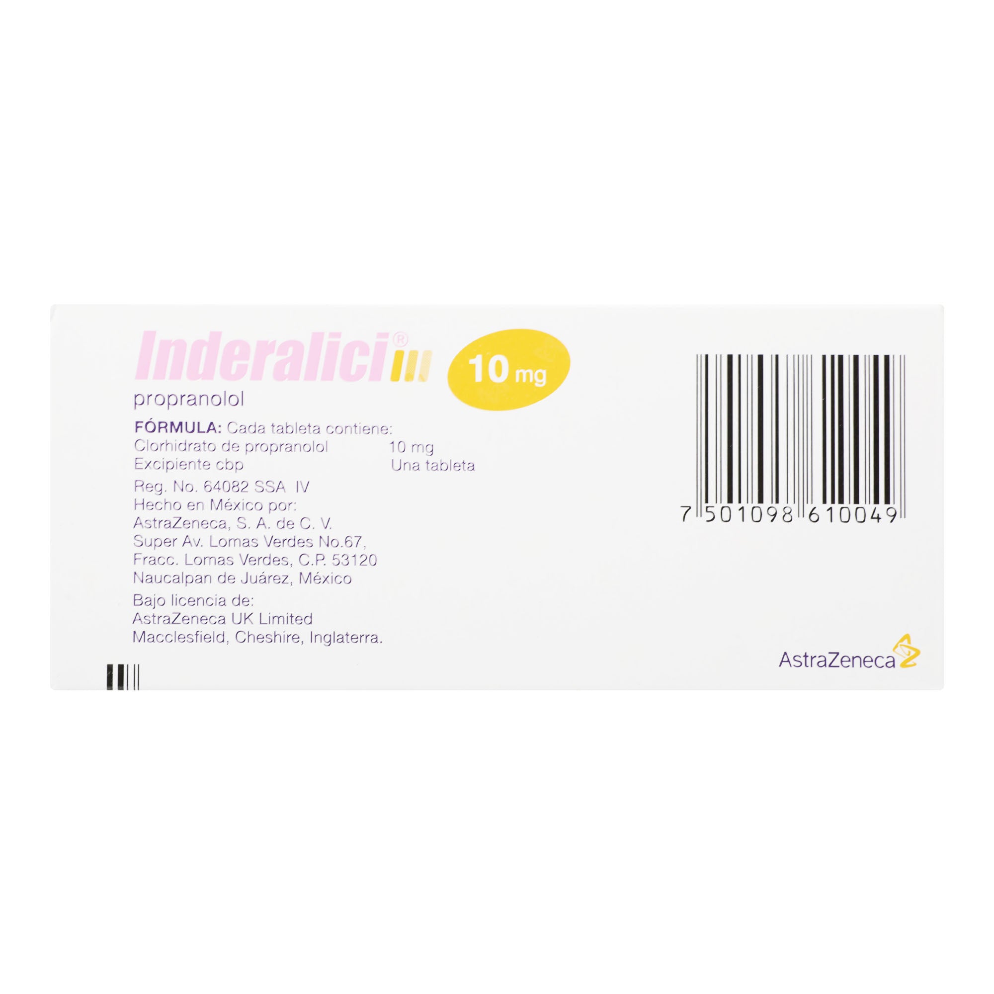 propranolol 10 mg mexico