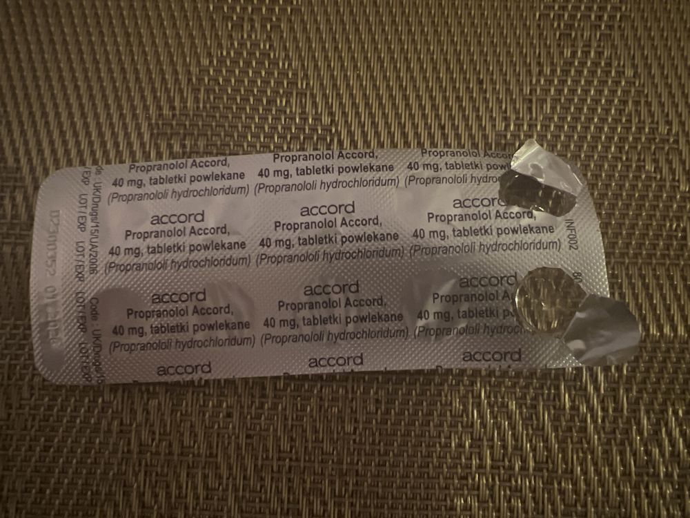 Propranolol wzf 20 mg