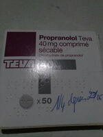 propranolol x 40 mg