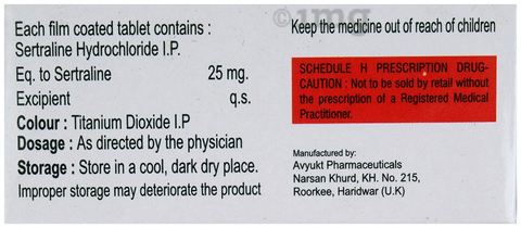 Sertraline 25mg uk