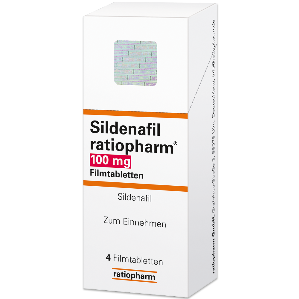 Sildenafil 100 mg 4 tabletas