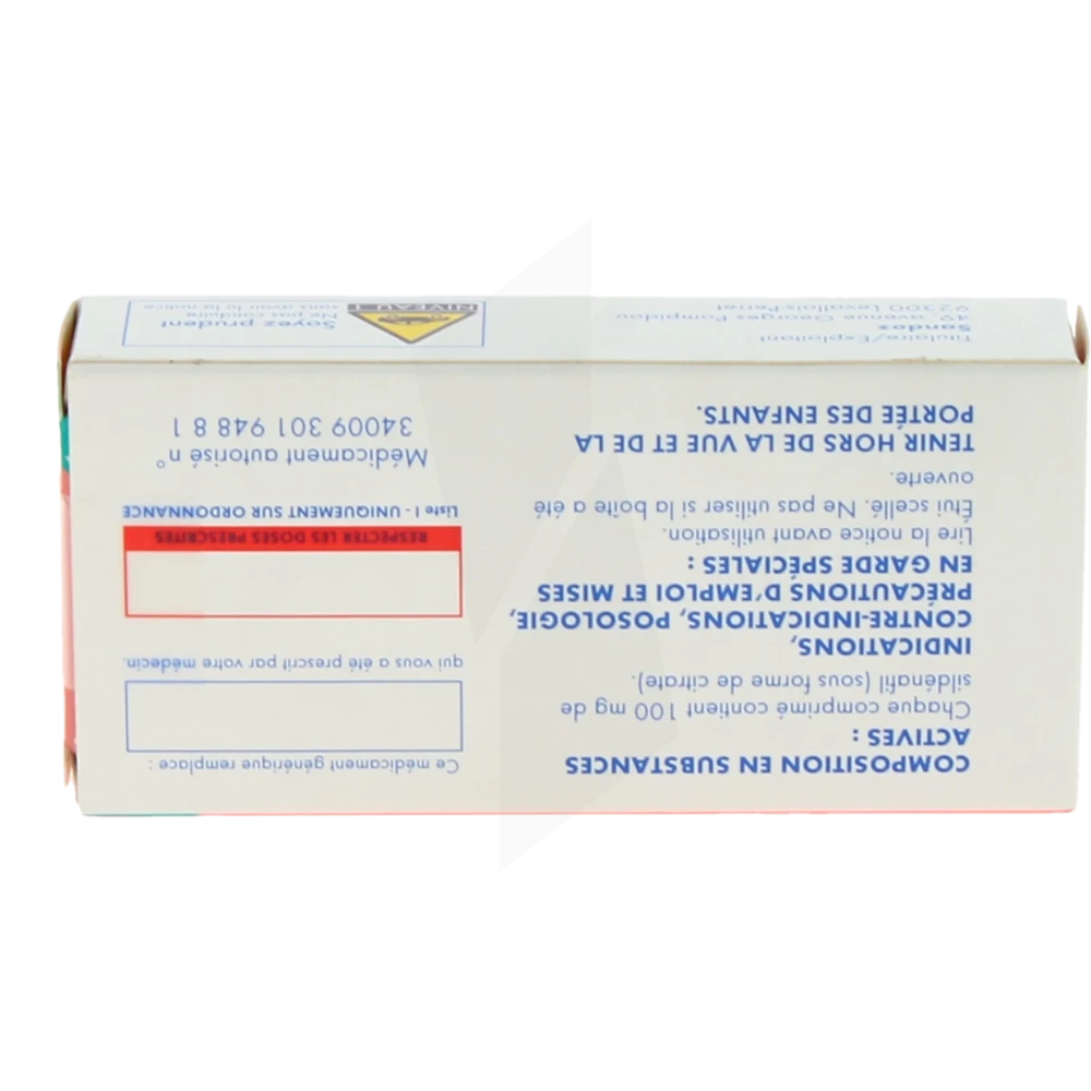 Sildenafil Sandoz 100 Mg Achat