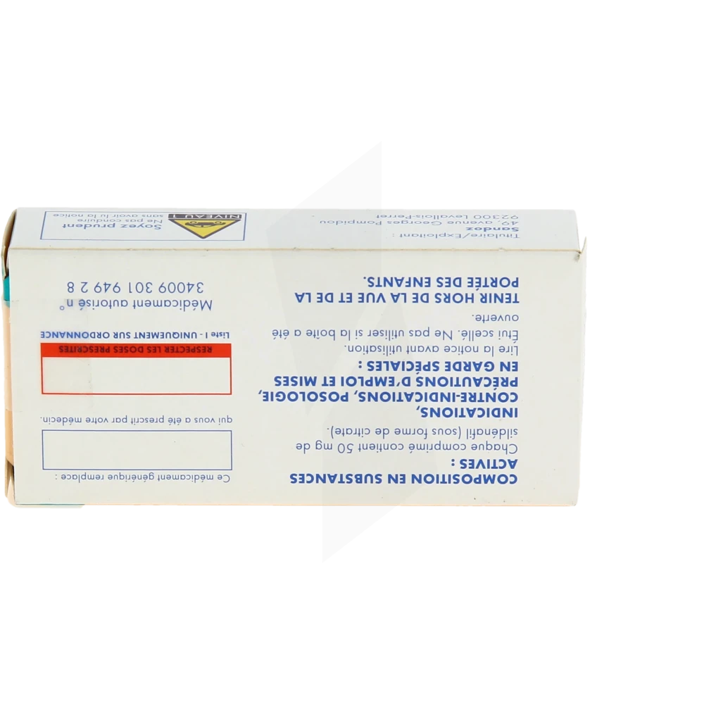 Sildénafil 50 Mg Sans Ordonnance
