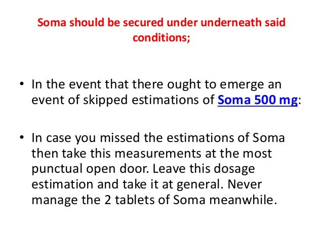 Soma 500mg online