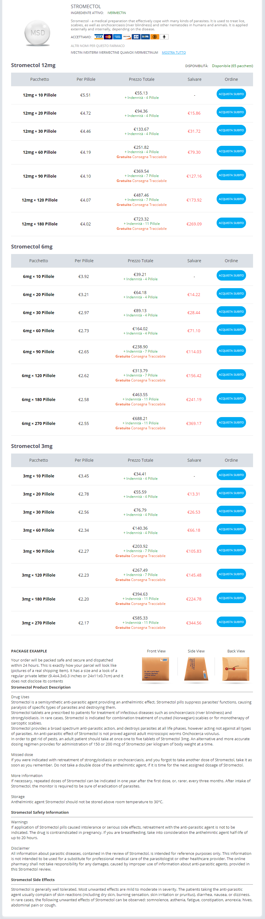 stromectol farmacia online