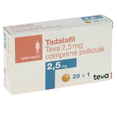 Tadalafil sandoz prix