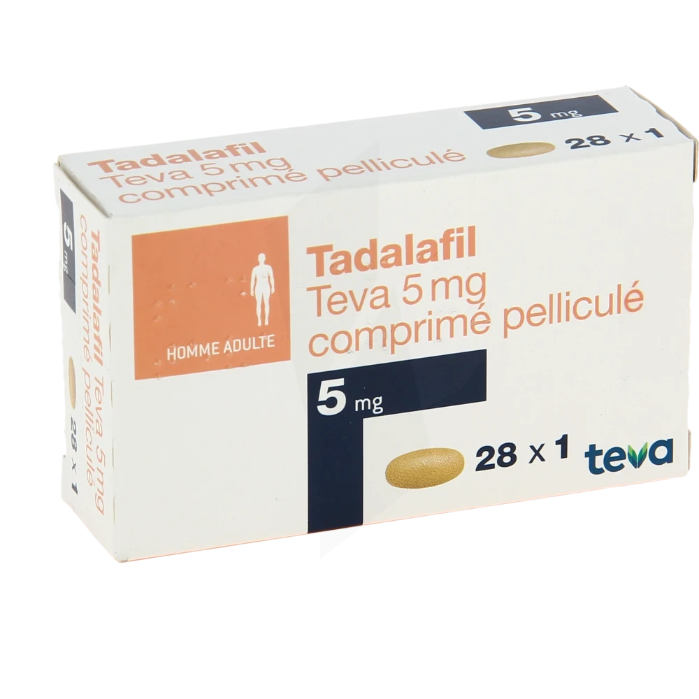 tadalafil teva 2.5 mg prix