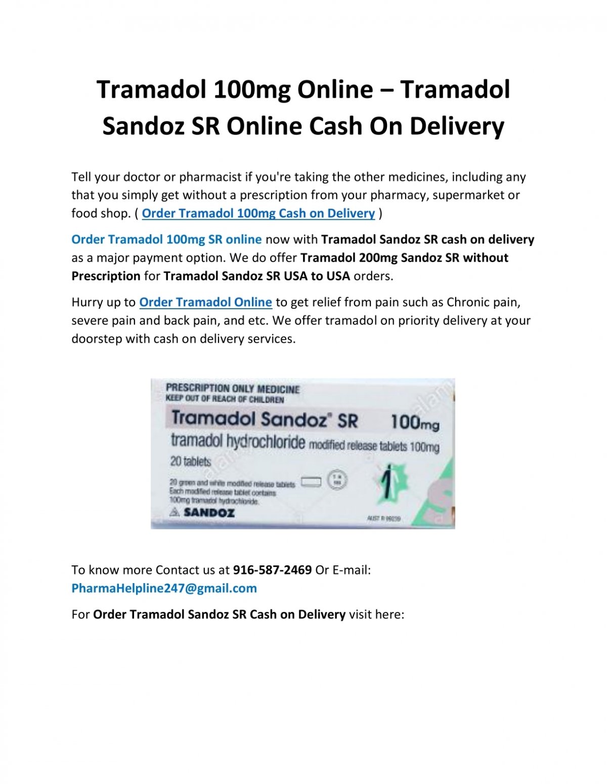 Tramadol 100 Online