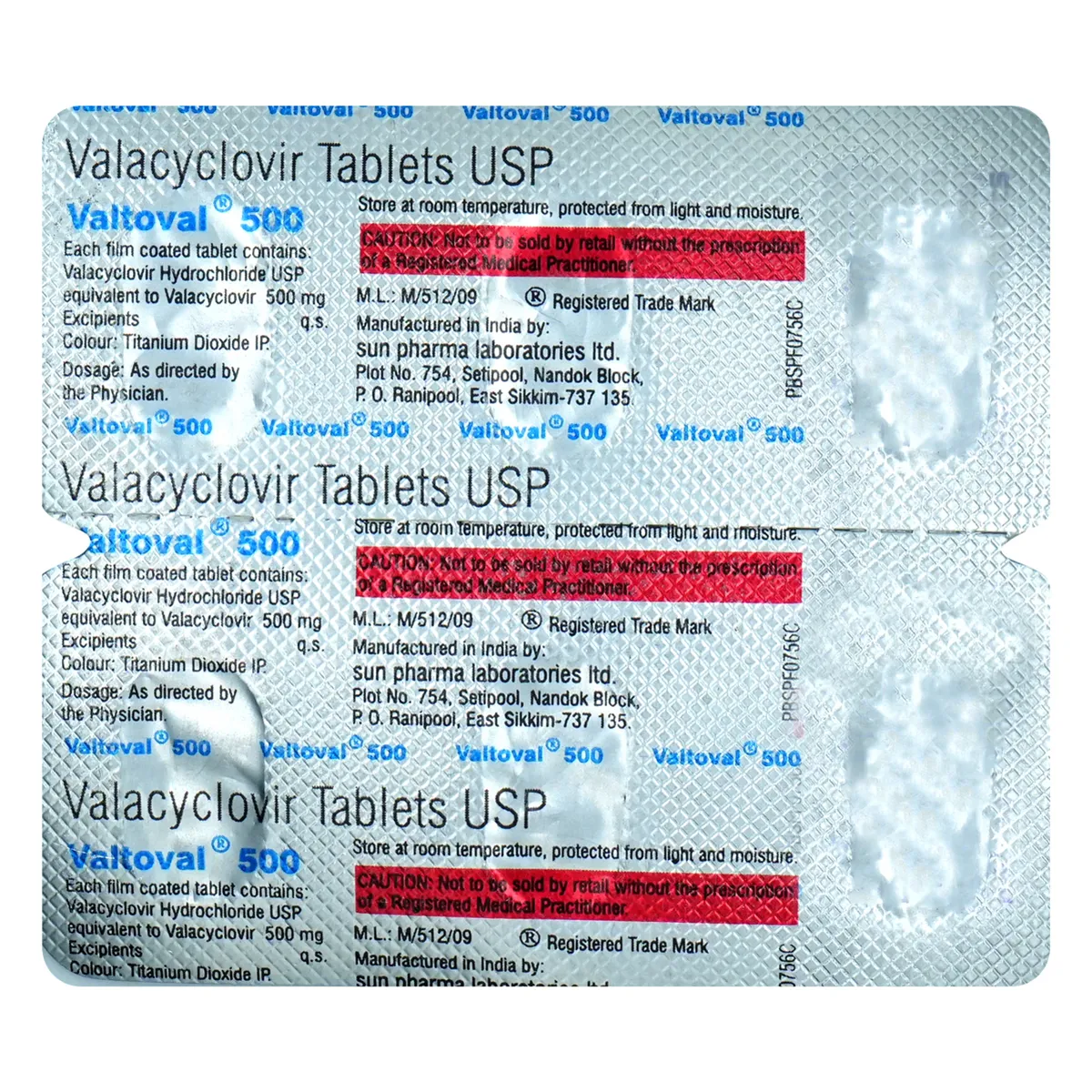 valacyclovir 500mg