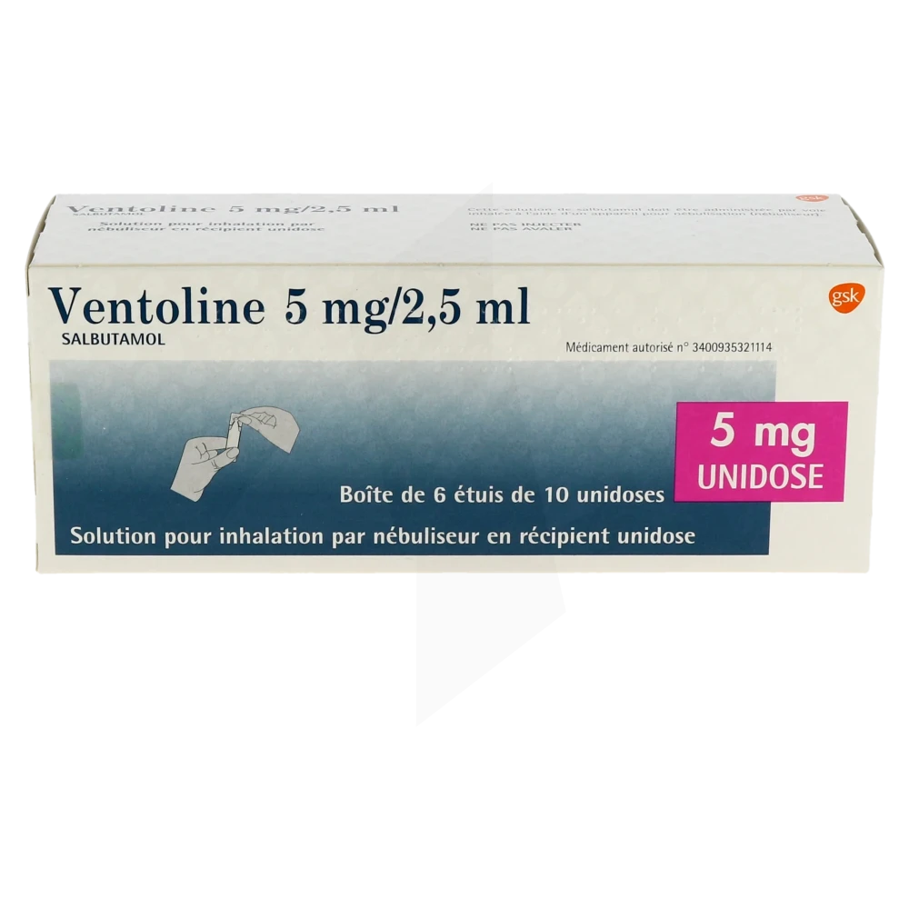 Ventolin prix
