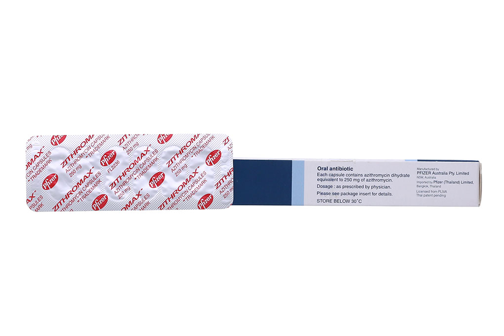 Zithromax 250 Mg 6 Cap