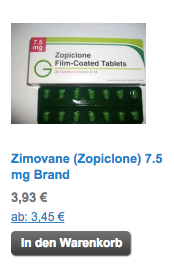 Zopiclone 7.5 mg generique